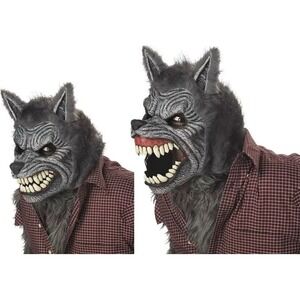 California Costumes Motion Werewolf Ani-Motion Mask Adults Teens One Size NEW‎